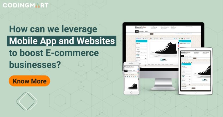 How can we leverage mobile apps and websites to boost e-commerce businesses?